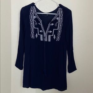 Navy dress (WORE ONCE)